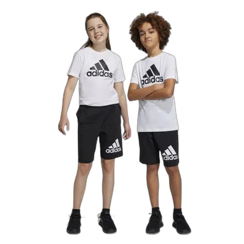 Adidas essentials big logo cotton shorts shorts unisex noir 