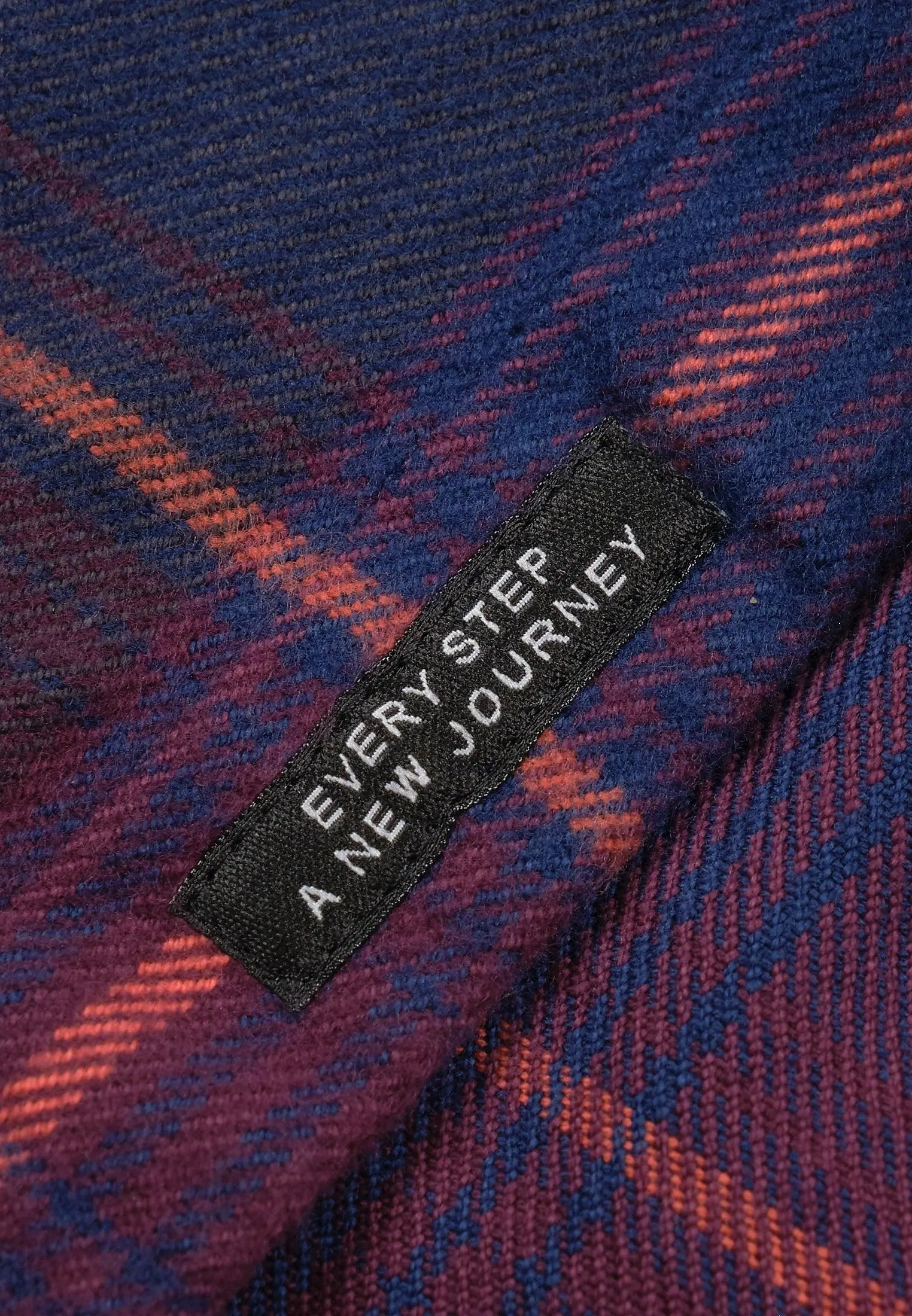 Chemise garon en flanelle à carreaux bleu et bordeaux