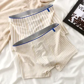 Coton Boxer Shorts Hommes Culottes Rayures zones me Slip BoxerGoals Sous