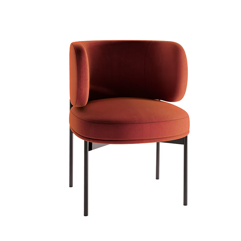 Dining Chair     AKIKO Brique           GALLOTTI & RADICE
