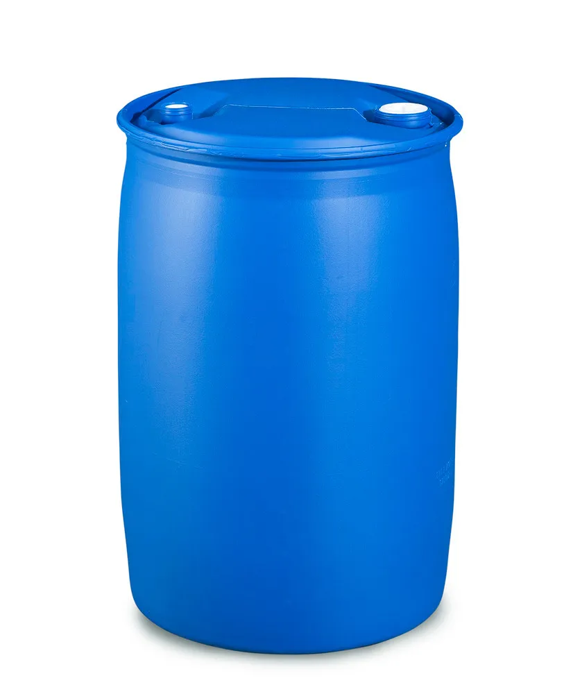 Fût à bonde en plastique, bouchon à vis 3/4'' et 2'', 120 litres