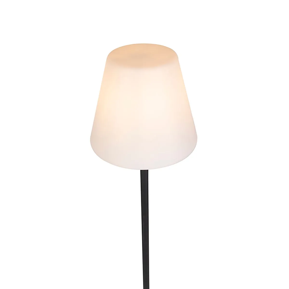 Lampadaire d'extérieur intelligent noir avec Wifi A60 - Virginia