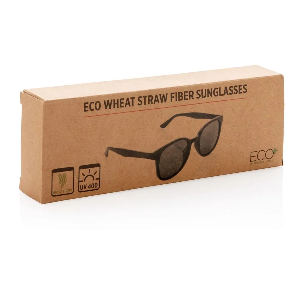 Lunettes de soleil en fibre de paille
