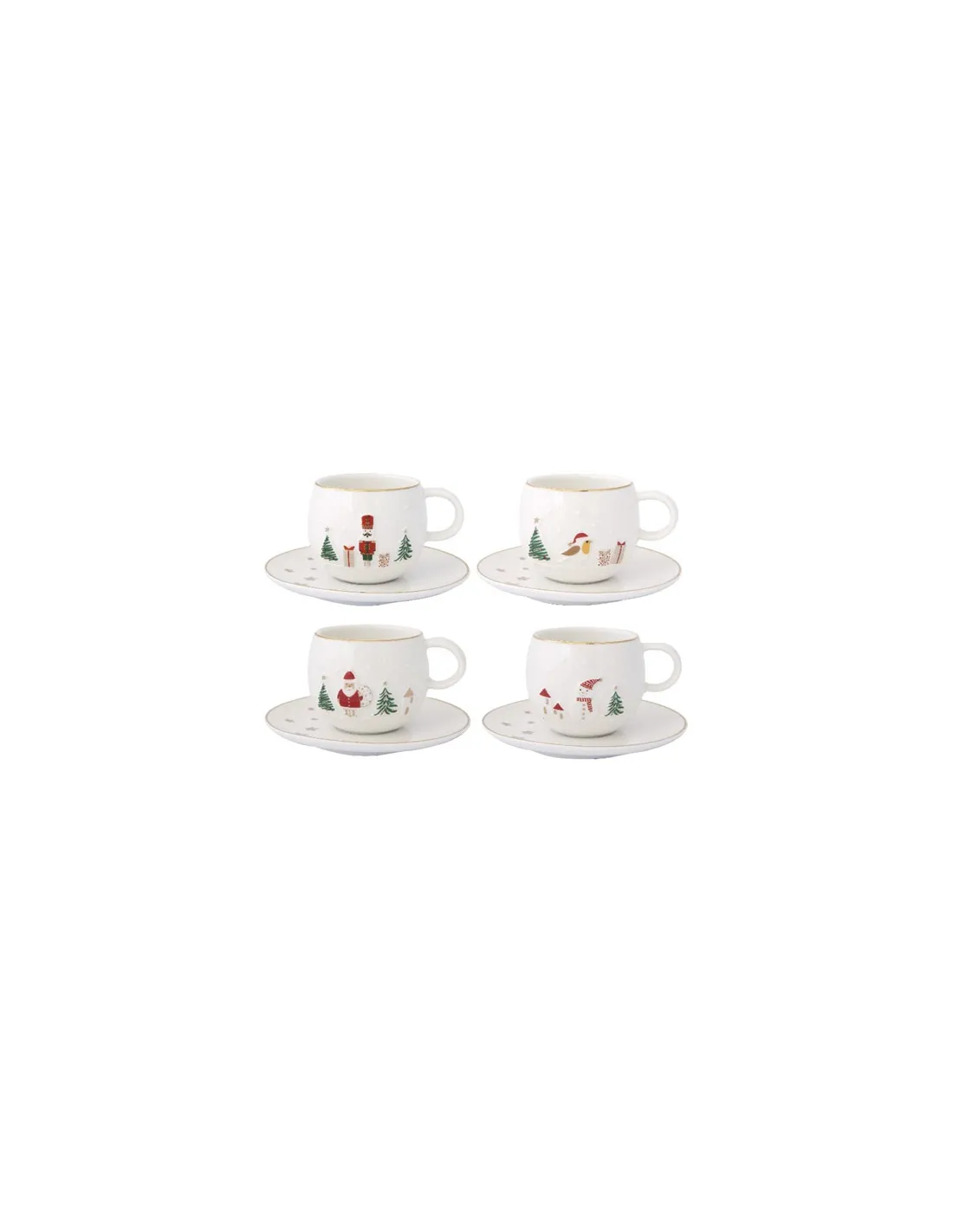 tasse à café 12 cl - let it snow - easy life