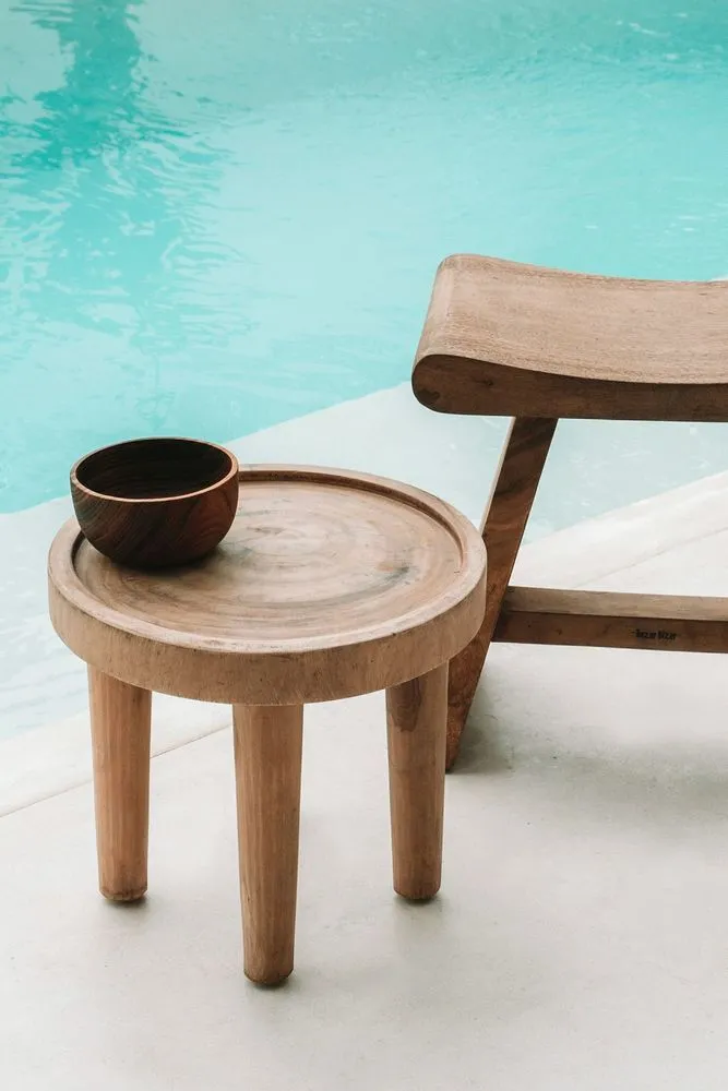 The teak root salad bowl - s
