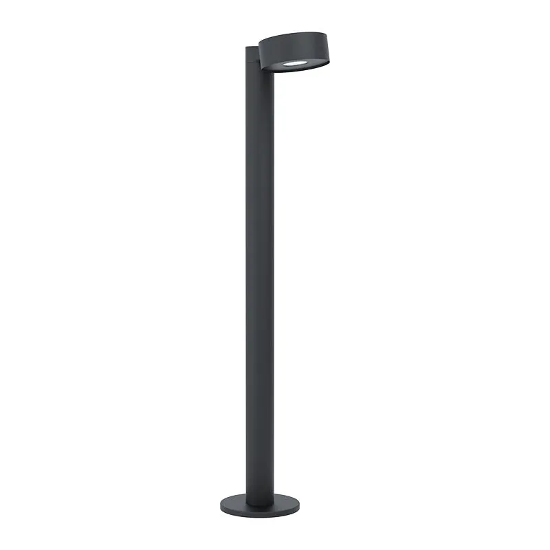 Zwarte moderne buitenlamp, Liliana, staal, 6w 3000K (warm wit) LED