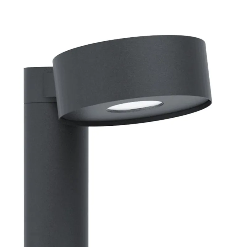 Zwarte moderne buitenlamp, Liliana, staal, 6w 3000K (warm wit) LED